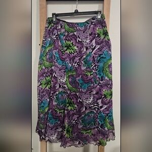 Notations Floral Maxi Skirt